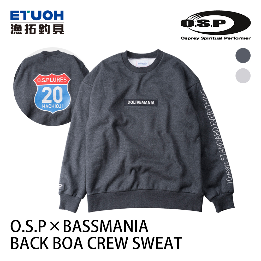 O.S.P × bassmania Back Boa Crew Sweat [長袖T恤]
